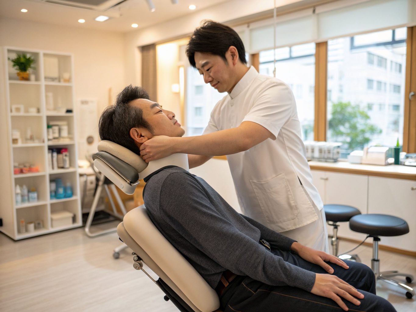 交通事故治療の様子