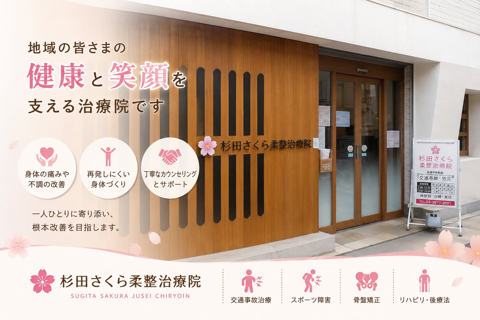 杉田さくら柔整治療院 外観